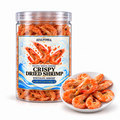 Halfoma Crispy Dried Whiteleg Shrimp Snack, Whole Shrimp, 5.64 oz (160 g)
