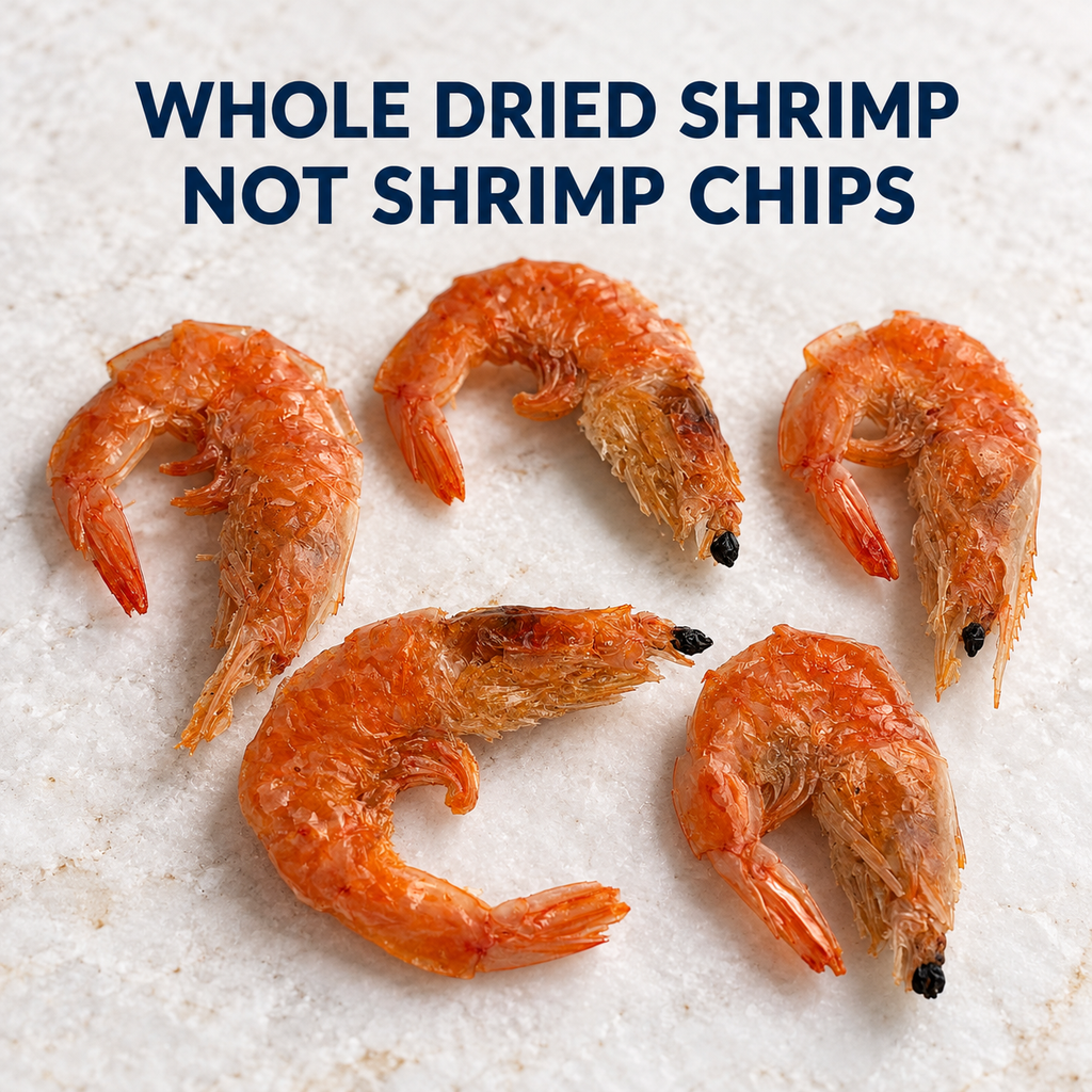 Halfoma Crispy Dried Whiteleg Shrimp Snack, Whole Shrimp, 5.64 oz (160 g)