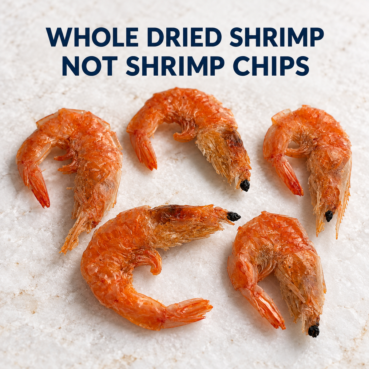 Halfoma Crispy Dried Whiteleg Shrimp Snack, Whole Shrimp, 5.64 oz (160 g)