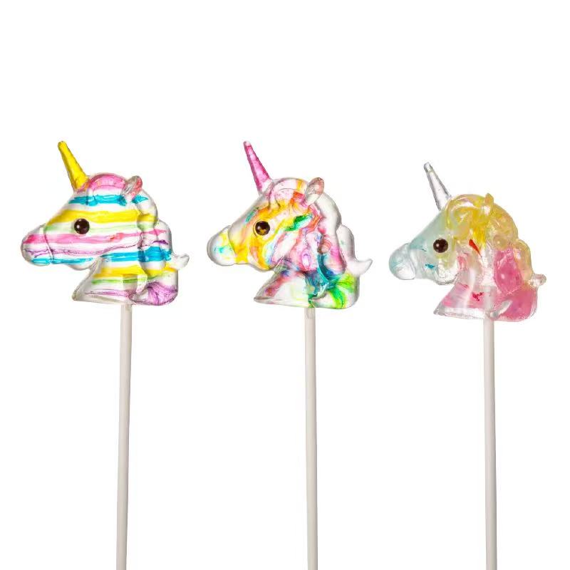 Viral Rainbow Horse Lollipop Diamond Candy 15g