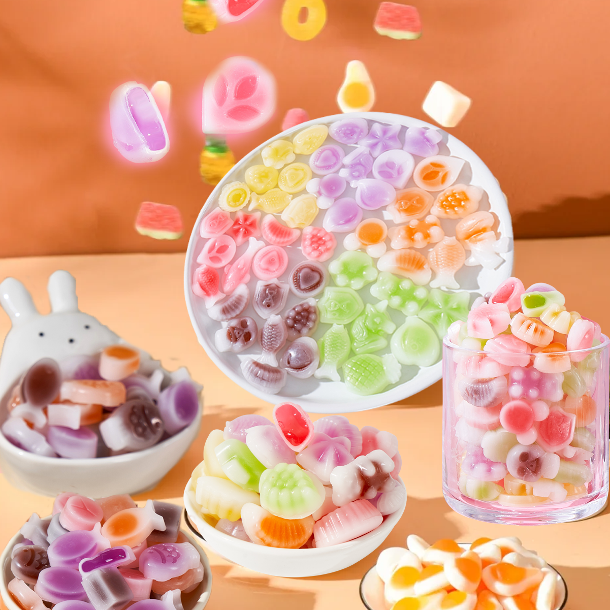 Caramelos de cera en botella 60g