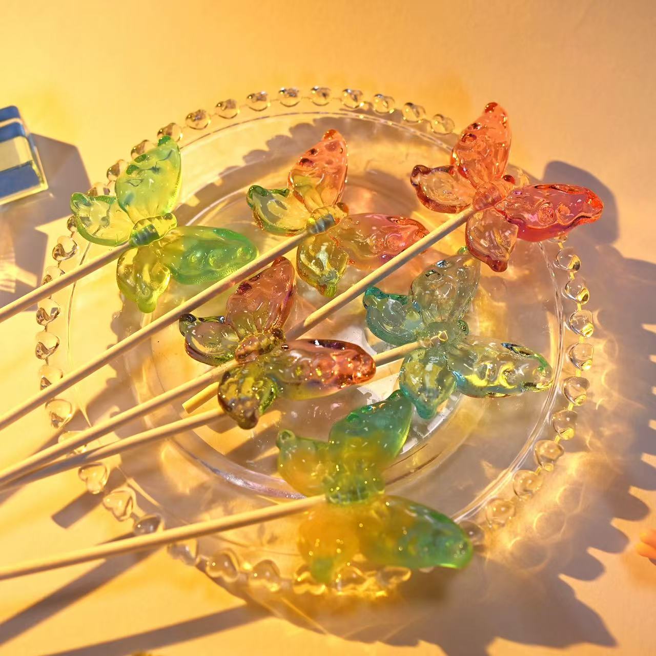 Butterfly Lollipop Diamond Candy 18g