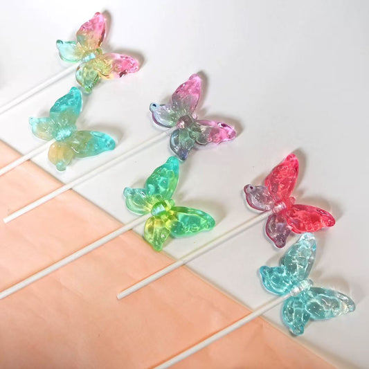 Butterfly Lollipop Diamond Candy 18g